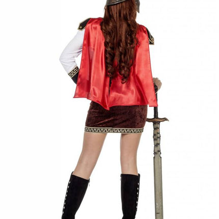 Feestbazaar Romeinse warrior dame