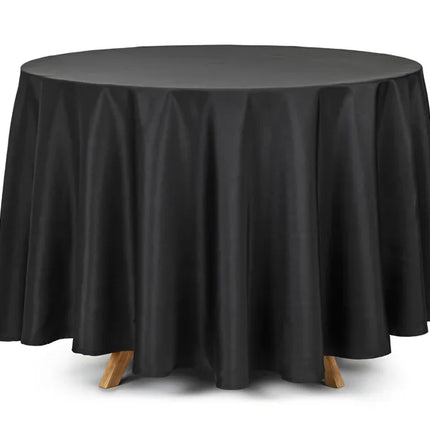 Feestbazaar Rond Tafelkleed Mat Zwart 230 cm