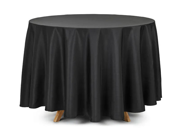 Feestbazaar Rond Tafelkleed Mat Zwart 230 cm