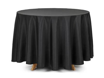 Feestbazaar Rond Tafelkleed Mat Zwart 230 cm