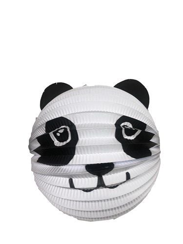 Feestbazaar Ronde Ballon Panda met oortjes - 20cm