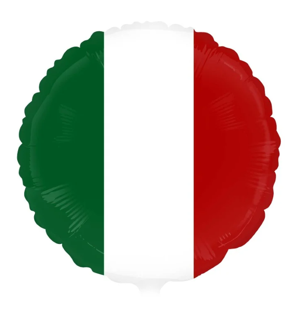 Feestbazaar Ronde Folieballon Italie (46cm)