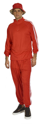 Feestbazaar Rood Trainingspak + Hoed Anthony