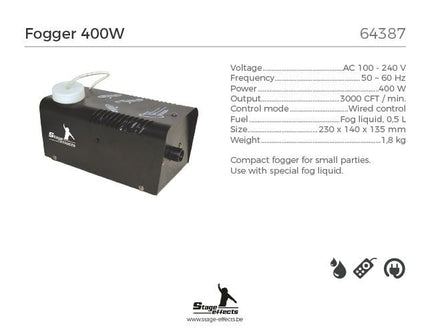 Feestbazaar Rookmachine 400w