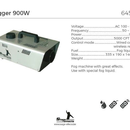 Feestbazaar Rookmachine 900w