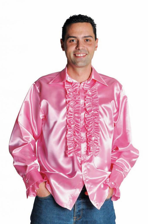 Feestbazaar Rouches blouse luxe roze