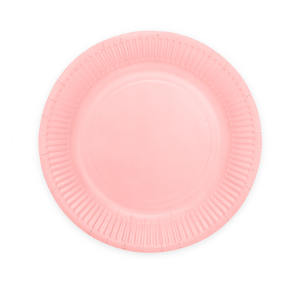 Feestbazaar Roze borden 23cm FSC (8st)