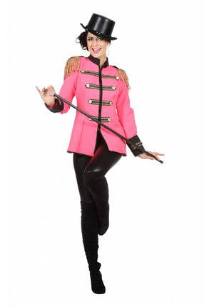 Feestbazaar Roze Circus jas toppers