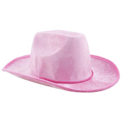 Feestbazaar Roze Cowboyhoed fluweel Goodwin