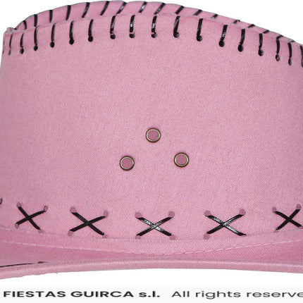 Feestbazaar Roze  Cowboyhoed Kind Girl Power
