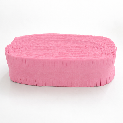 Feestbazaar Roze Crepe Papier Slinger - 24 meter