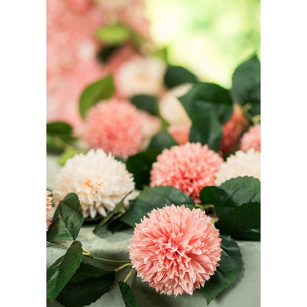 Feestbazaar Roze Dahlia's Kunstbloem Slinger 220cm