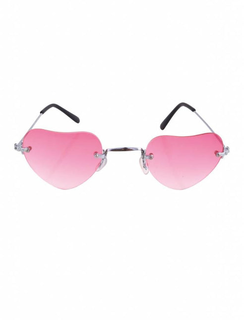 Feestbazaar Roze Hartjesbril