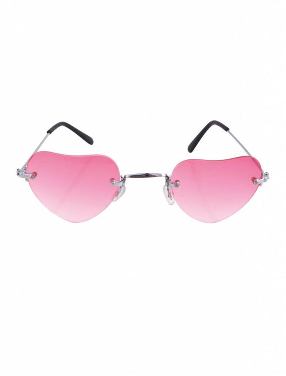 Feestbazaar Roze Hartjesbril
