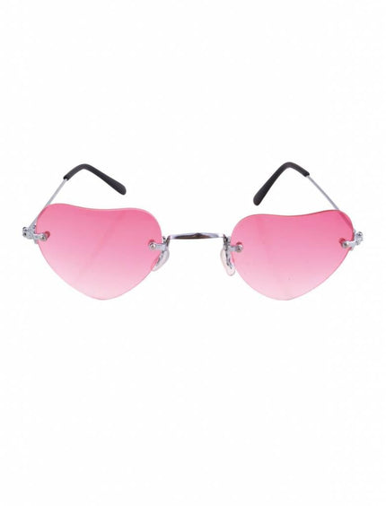 Feestbazaar Roze Hartjesbril