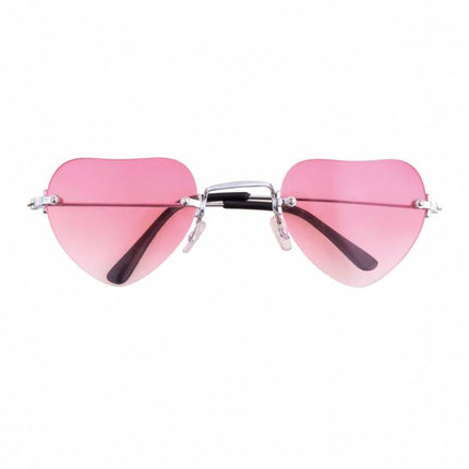 Feestbazaar Roze Hartjesbril