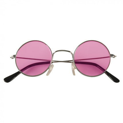 Feestbazaar Roze Hippie Bril