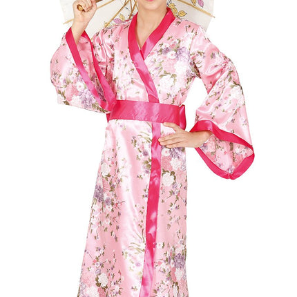 Feestbazaar Roze Kimono Kind