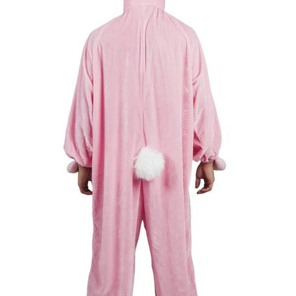 Feestbazaar Roze Konijnenpak pluche kind