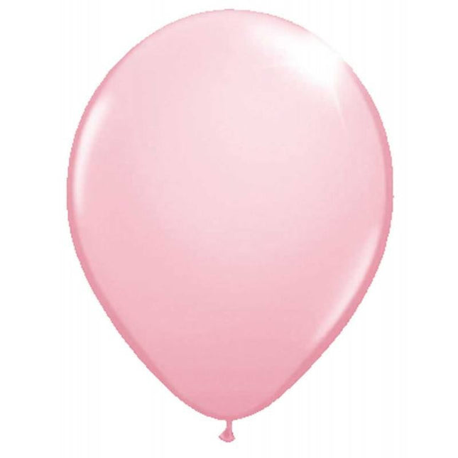 Feestbazaar Roze metallic ballonnen 30cm - 10 stuks