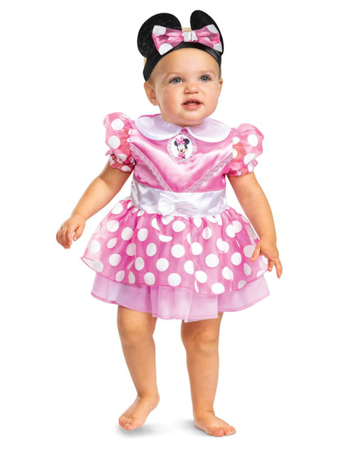 Feestbazaar Roze Minnie Mouse Outfit Baby