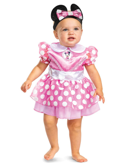 Feestbazaar Roze Minnie Mouse Outfit Baby