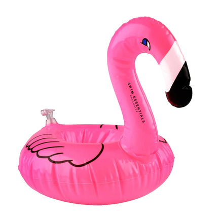 Feestbazaar Roze Opblaas Flamingo Bekerhouder