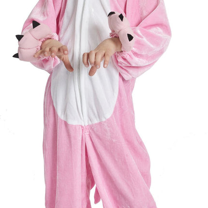 Feestbazaar Roze panter pakje pluche