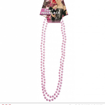 Feestbazaar Roze Parelketting
