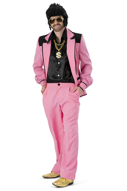 Feestbazaar Roze Perfectie Kostuum Heren