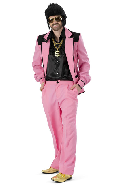 Feestbazaar Roze Perfectie Kostuum Heren