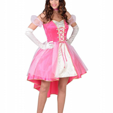 Feestbazaar Roze Prinses Jurk Vrouw