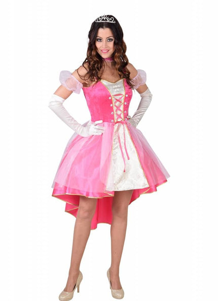 Feestbazaar Roze Prinses Jurk Vrouw