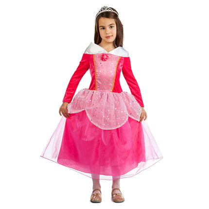 Feestbazaar Roze Prinsessenjurk Kind Belle