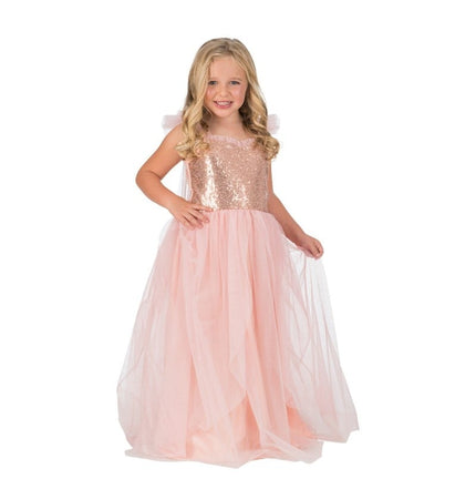 Feestbazaar Roze Prinsessenjurk Rosalia