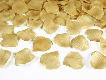 Feestbazaar Rozenblaadjes Amour goud (100 stuks)