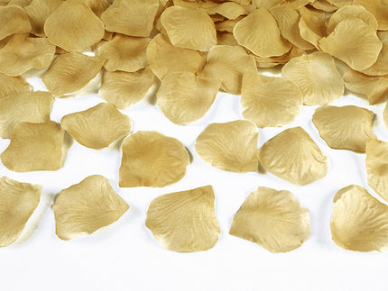 Feestbazaar Rozenblaadjes Amour goud (500 stuks)