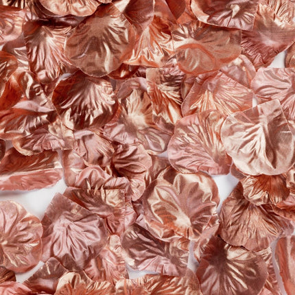 Feestbazaar Rozenblaadjes Metallic Rosé Goud (144st)