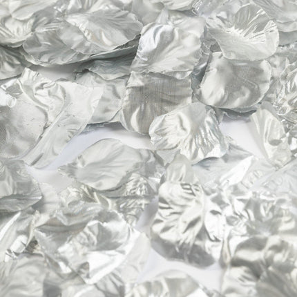 Feestbazaar Rozenblaadjes zilver