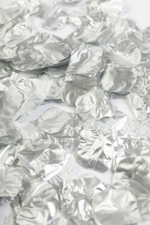 Feestbazaar Rozenblaadjes zilver