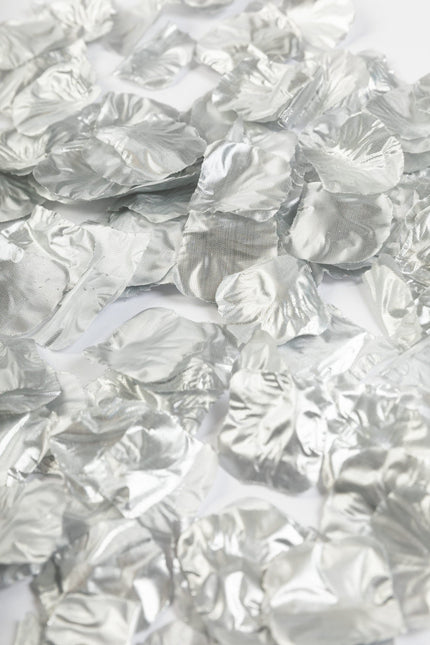 Feestbazaar Rozenblaadjes zilver