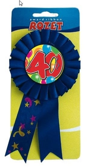 Feestbazaar Rozet ballon 40 blauw