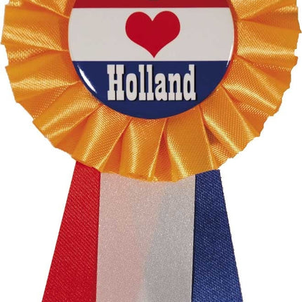 Feestbazaar Rozet ''I love holland''