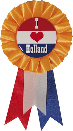 Feestbazaar Rozet ''I love holland''