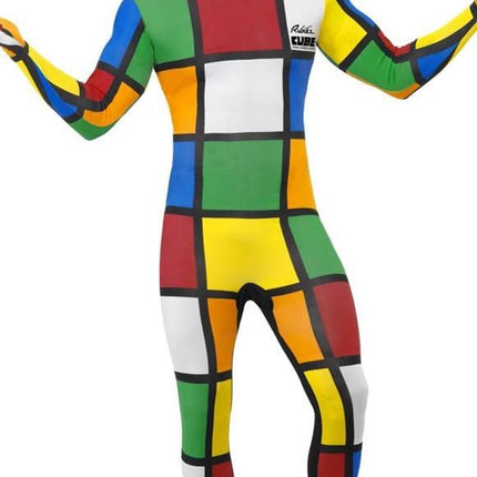 Feestbazaar Rubik's cube second skin pak