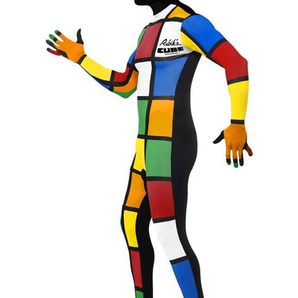 Feestbazaar Rubik's cube second skin pak