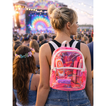 Feestbazaar Rugzak Clarity Neon Roze