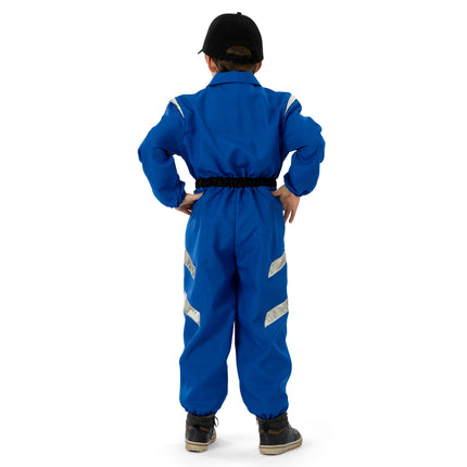 Feestbazaar Ruimte Commandant Outit Kind Blauw