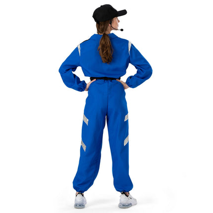 Feestbazaar Ruimte Commandant Outit Volwassen Blauw