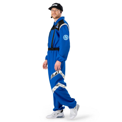 Feestbazaar Ruimte Commandant Outit Volwassen Blauw